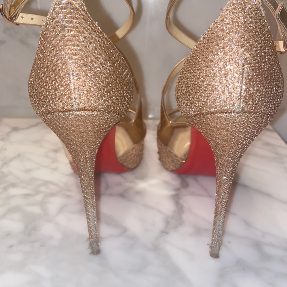 louboutin sequin heels